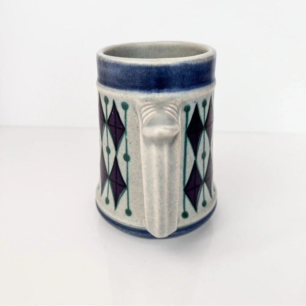 Vintage Jasba Keramik German Stoneware Beer Stein Mug Marked 400 814 W. Germany